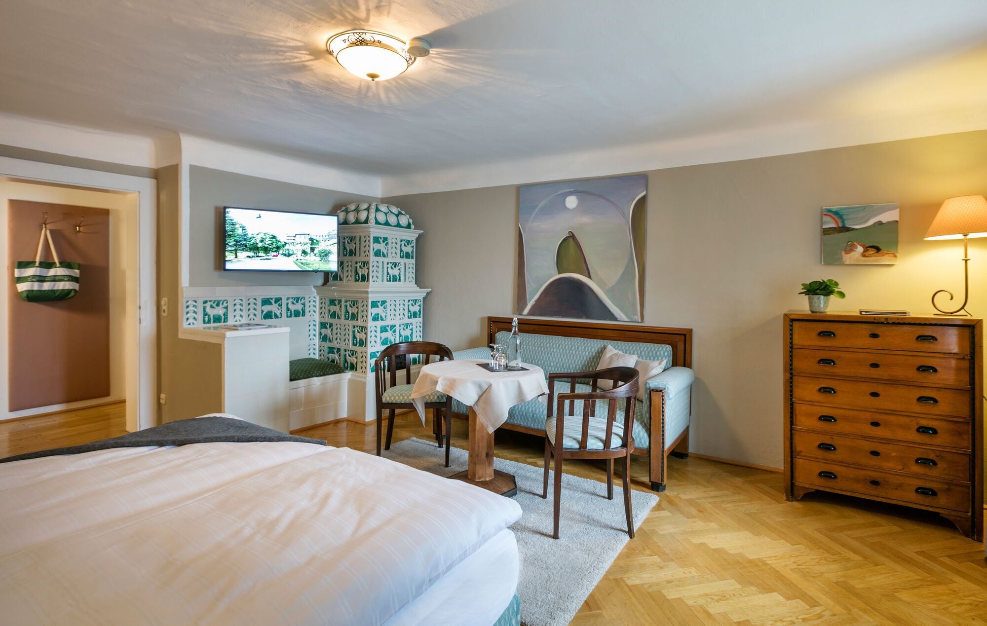 舒适双人房，湖景（Herrenhaus）