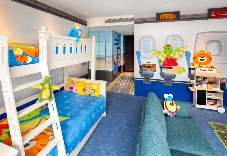 Kidztopia家庭主題房可使用酒廊