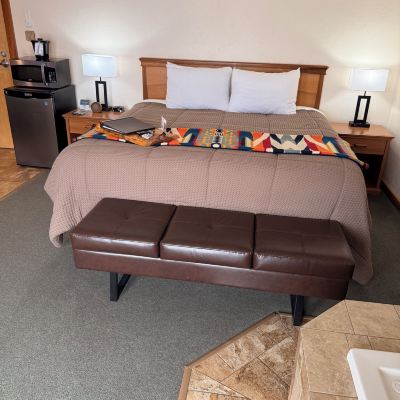 Suite, 1 King Bed, Patio, Mountain View (Non-Smoking) Ninepipes Lodge Promo Code