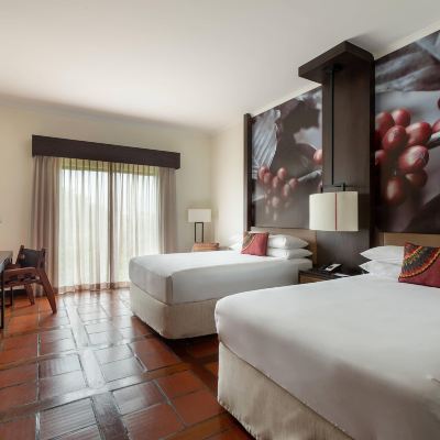 可使用禮賓休息室，一卧室套房，兩張雙人床 哥斯達黎加貝倫牧場萬豪酒店優惠