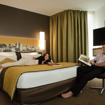 經典房-1 張雙人床 63 x 79" 教皇宮亞維儂中心美居酒店優惠