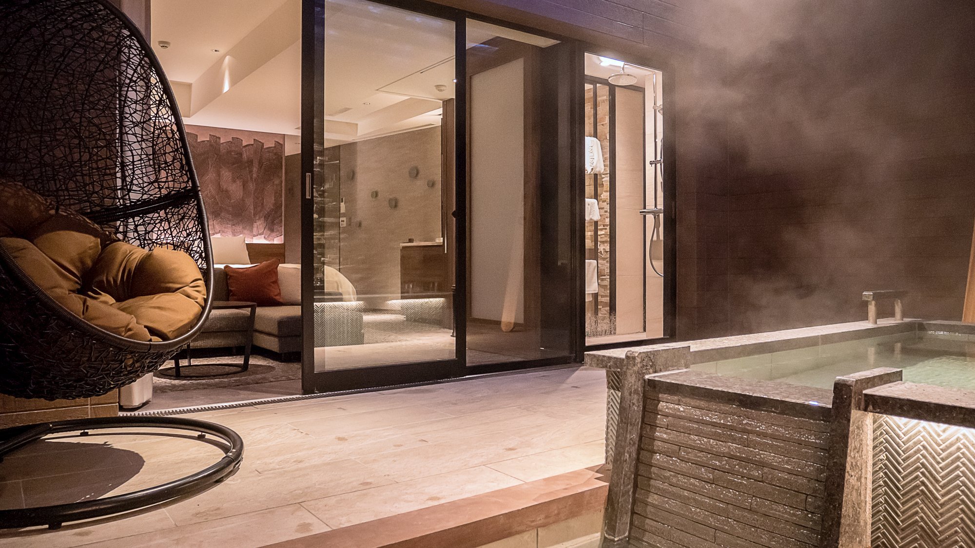 双床房（带露台, 露天浴池） 禁烟