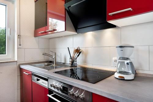 高级一卧室带阳台公寓