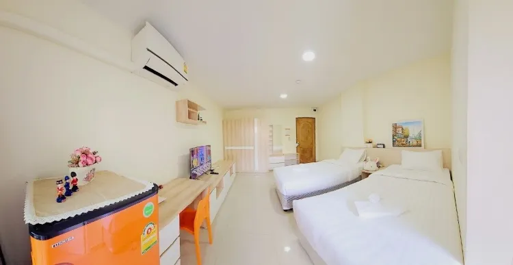 สตูดิโอ 1 ห้องนอน ห้ามสูบบุหรี่ ระเบียง