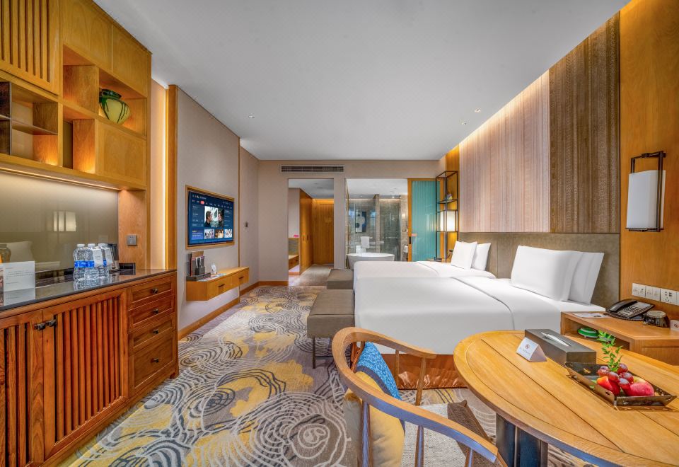 Crowne Plaza Kunming Ancient Dian Town2 Singles Beds Standard Theme Park View Room