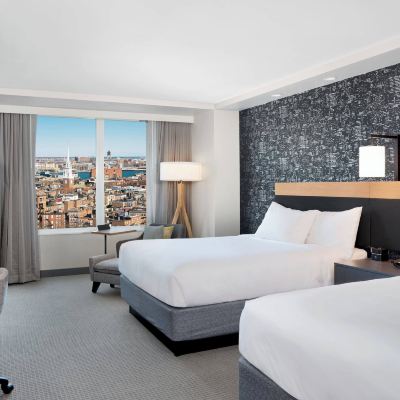 Penthouse, 2 Queen, City View Courtyard by Marriott Boston Downtown/North Station Promo Code
