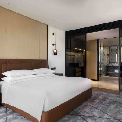 市景一臥室小型特大床套房 喜來登馬尼拉飯店優惠