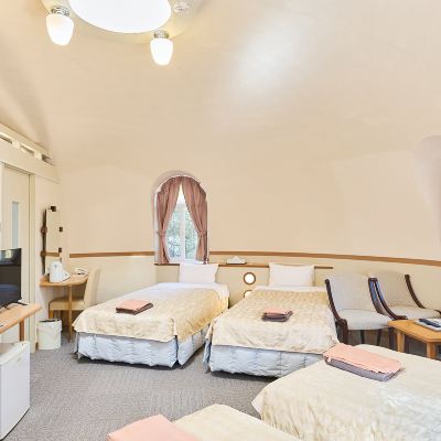 マウンテンビュールーム(ベッド4台)(浴室) 阿蘇ファームランド クーポン