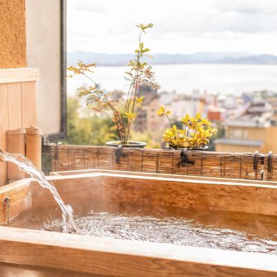 山野草房（附露天浴池） 雄琴溫泉 湯山荘優惠