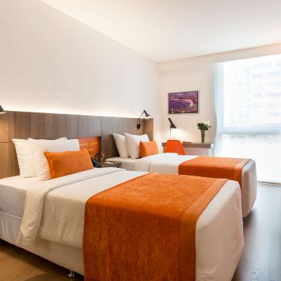 2 Single Beds, Non-Smoking, Television, Air-Conditioned, Hairdryer, Safe, Wi-Fi Libre Hotel, BW Signature Collection Promo Code