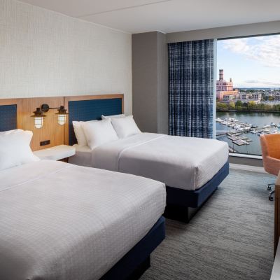 兩張大床房 Hampton Inn Boston Seaport District優惠