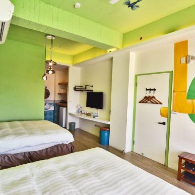 水管屋四人房 台東海平面民宿優惠