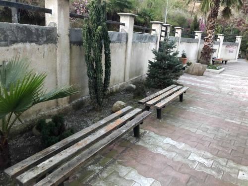 带山景的双人间