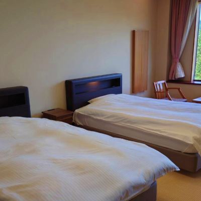 Renovated Modern Non-Smoking Japanese-Style Twin Room With 10 Tatami Mats And Twin Beds-Mountain View (No Bath) 笹倉温泉　龍雲荘 クーポン