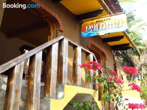 带共用浴室的园景双人间