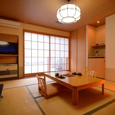 Moon Song ・ Akebono Sky[Non-Smoking ・ Yukurakujin Club]Guest Room with Hot Spring Open-Air Bath[Japanese Room][Non-Smoking]