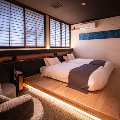 本館 ハリウッドツイン[浴室](山ビュー) 有福温泉 旅館ぬしや ～創業250年 離れの一軒宿～ クーポン