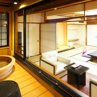 Special Room With Open-Air Bath 'Kikyo' [Luxury] [Japanese Room] [Smoking] [Mountain View] 土肥ふじやホテル クーポン