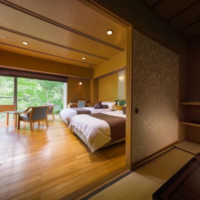 Room with Tatami Area and Open Air Bath