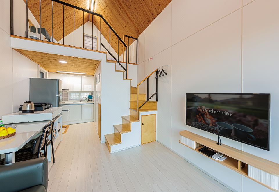 别墅房203，带泳池