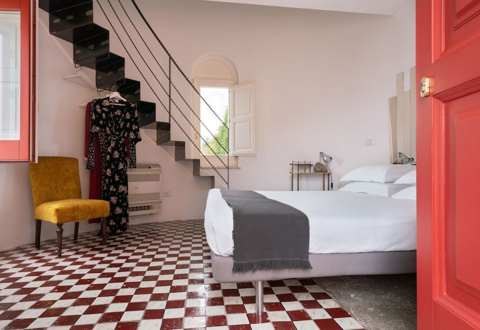 雙人房，1張雙人床或2張單人床，海景（分層，樓上浴室）