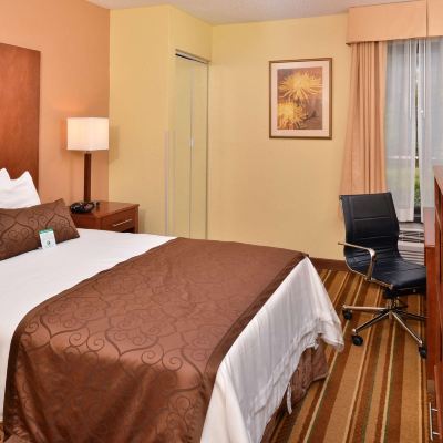 1張雙人床， 無煙， 高速互聯網接入， 羽絨被， Mp 3播放器， 咖啡機， 微波爐和冰箱 里士滿貝斯特韋斯特優質酒店優惠