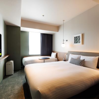 標準雙人房帶梳化床-禁菸 十字生活博多天神優惠