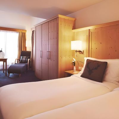 Classic twin Room Hotel Waldhuus Davos Promo Code