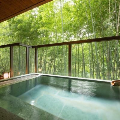 和風ルーム(浴室) 山中温泉　厨八十八 クーポン