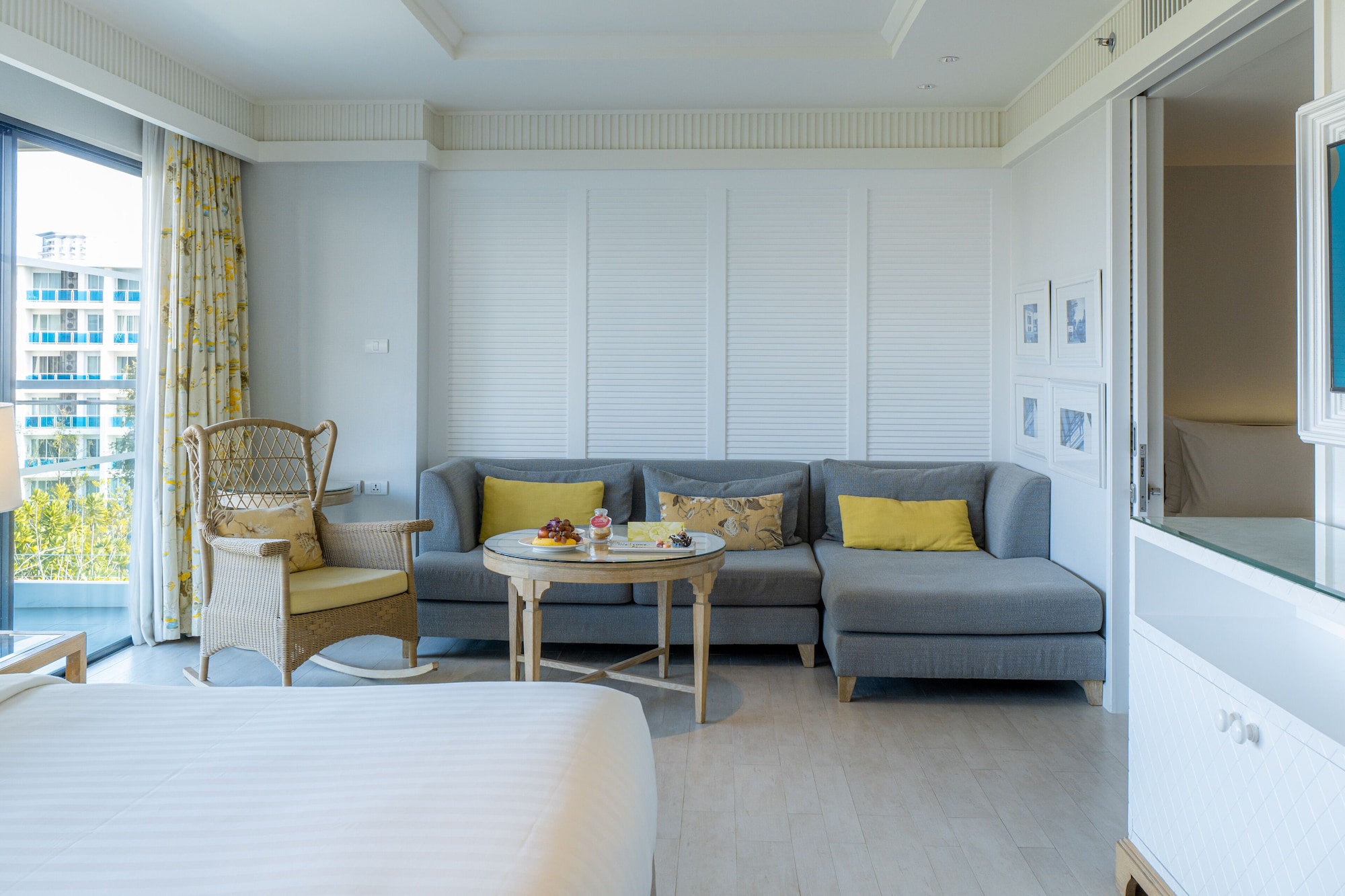 山坡景家庭套房