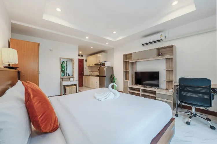 อพาร์ทเมนท์ มีระเบียง