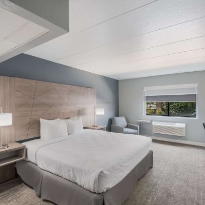 Accessible-Suite 1 King Bed, Mobility Accessible, Walk In Shower, Microwave And Refrigerator, Non-Smoking Best Western Fort Wayne I-69 North Promo Code