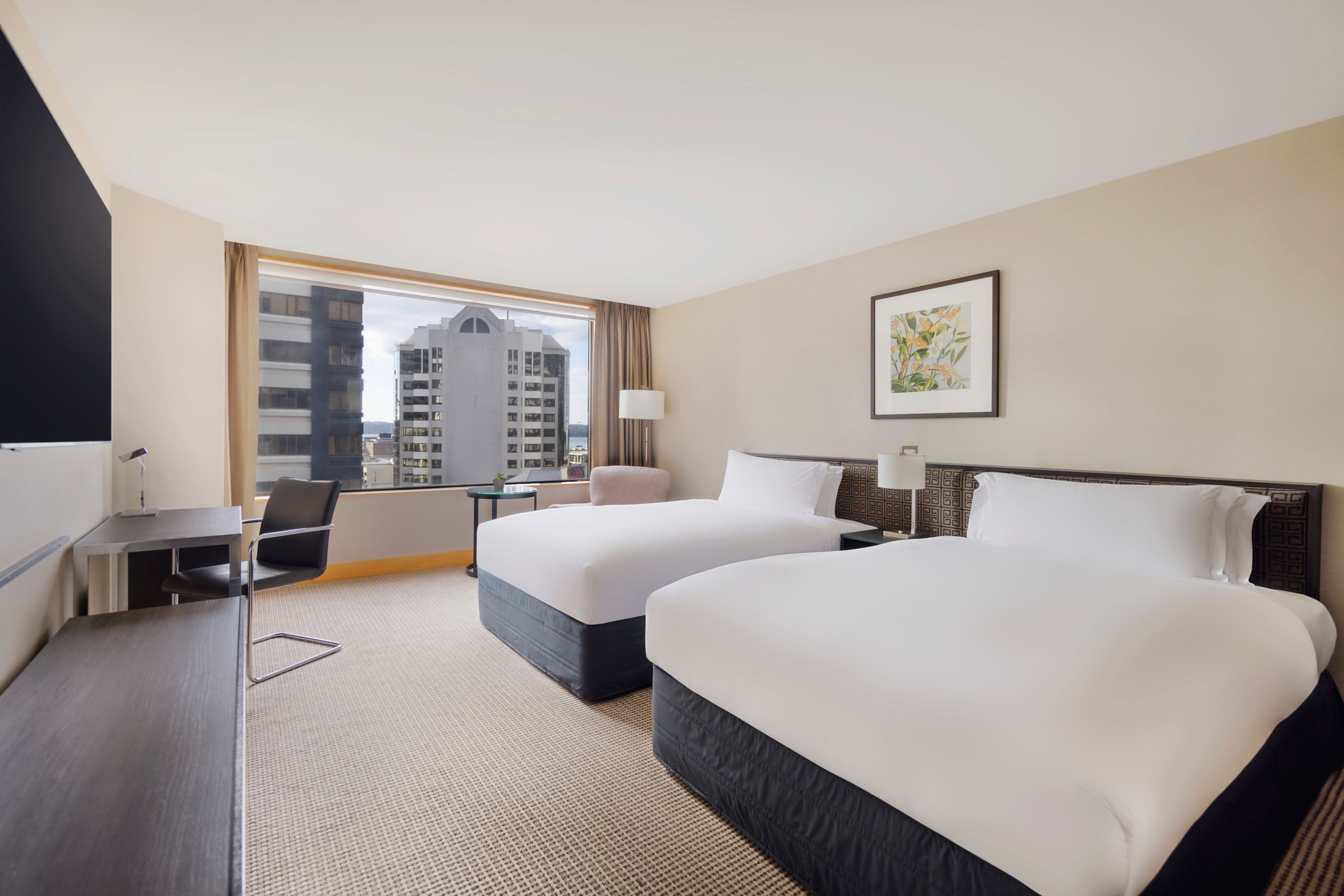 JW Marriott Auckland Deluxe Room, Two Doubles