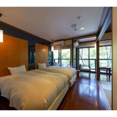 Japanese/Western-Style Room With Private Hot Spring Bath (Onsen Hitorijime Type) 武田尾温泉　紅葉舘　別庭　あざれ クーポン