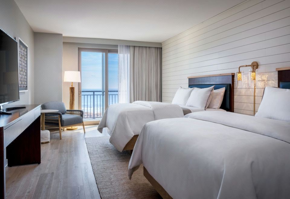 海滨双大床房带阳台