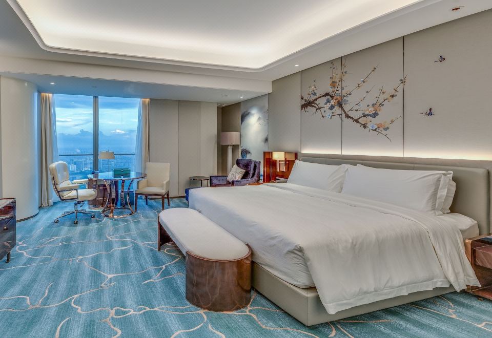 云赏青秀山景致丨高级山景大床房