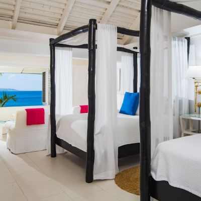 Premium Room with Two Double Beds and Ocean View