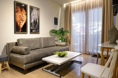 带露台的高级双人间或双床间