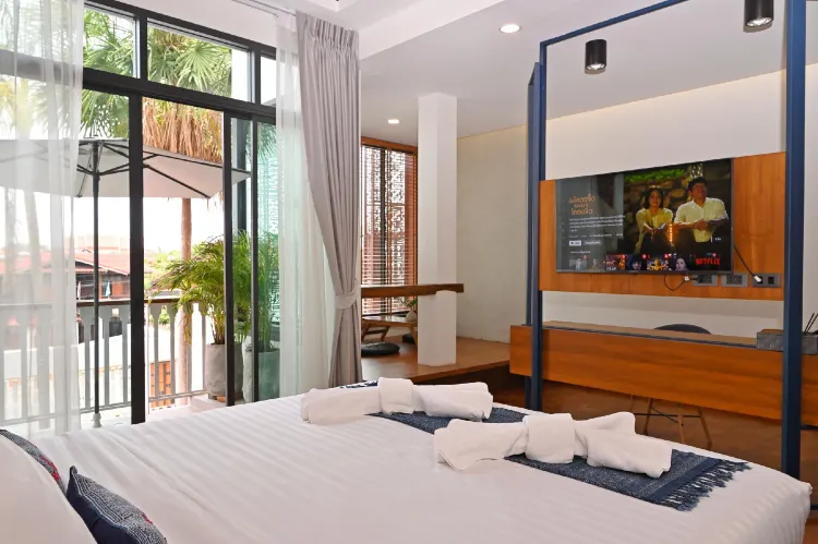 ห้องสวีทพร้อมระเบียงชั้นบน