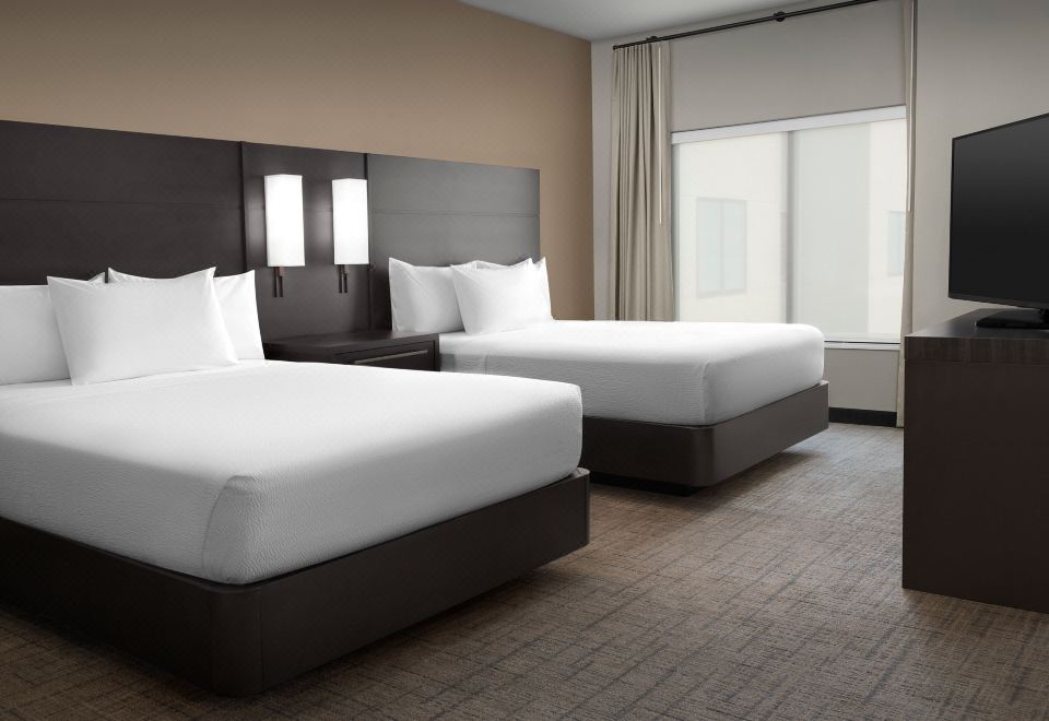 海景单间（2张大床）-带梳化床