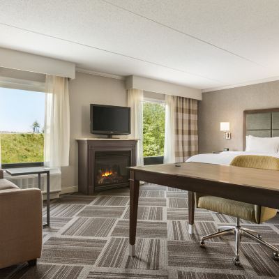 Studio Suite With 1 King Bed And Seasonal Fireplace-Non-Smoking Hampton Inn & Suites Manchester Bedford Promo Code