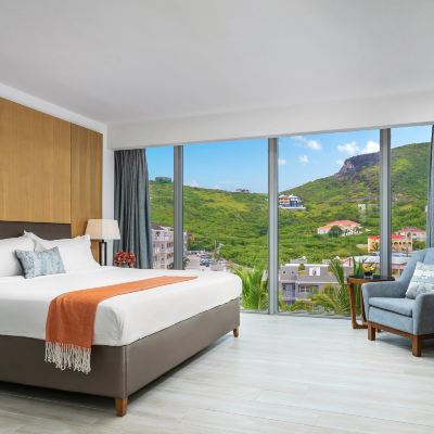 King Room With Mountain View And Roll-in Shower-Mobility Accessible Koi Resort Saint Kitts, Curio Collection by Hilton Promo Code