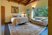 Escape to your private oasis perched on a cliff with a jungle view
