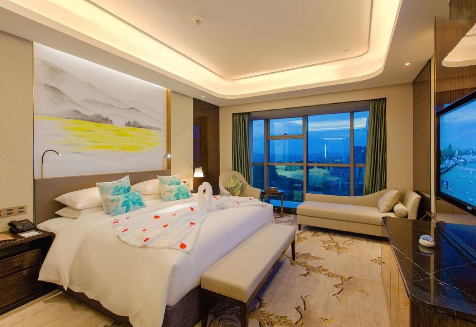 娱乐套房（麻将机+落地窗）