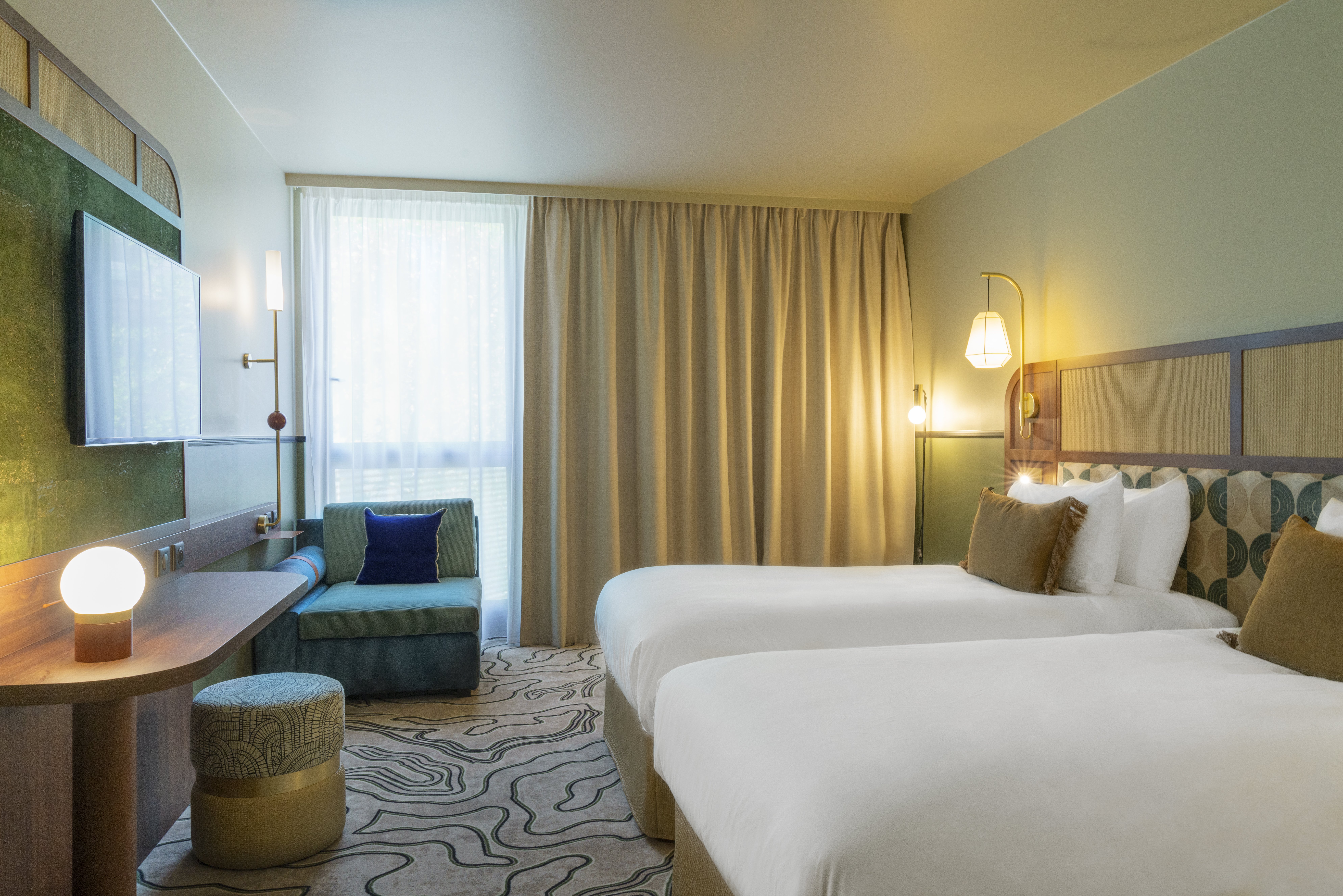 2張單人床標準間（帶單人梳化床）