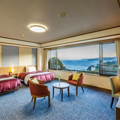 [ウェスタンルーム]ツインルーム(シャワー付)禁煙 ハートピア熱海 クーポン
