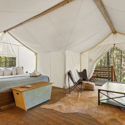 Suite Tent with Private Bathroom Under Canvas Glacier Promo Code