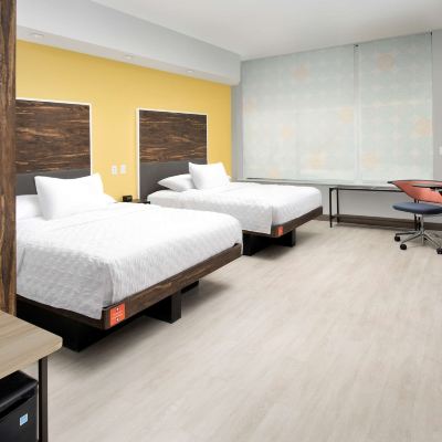 Mobility Accessible Two Queen Room with Roll-in Shower Tru by Hilton San Antonio Downtown Riverwalk Promo Code