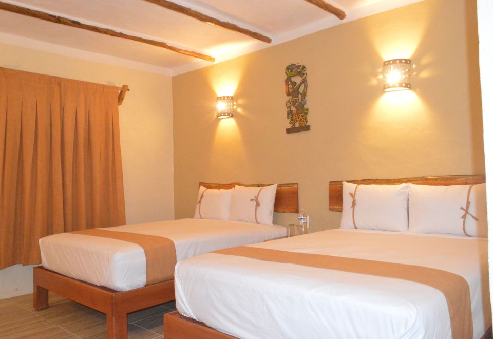 经典双人房， 2 张双人床