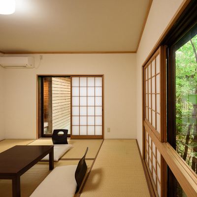 6Tatami Japanese-Style Room “Sakura” With Greenhouse-Style Bath, Bathroom, And Toilet [Non-Smoking]